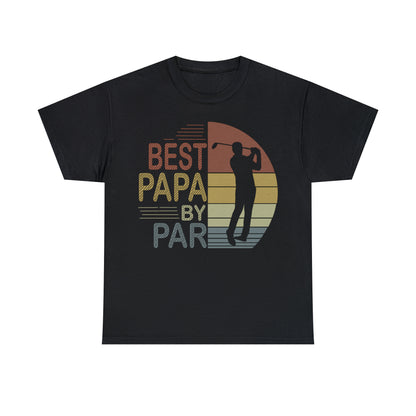 Best Papa by Par Golf Cotton Tee