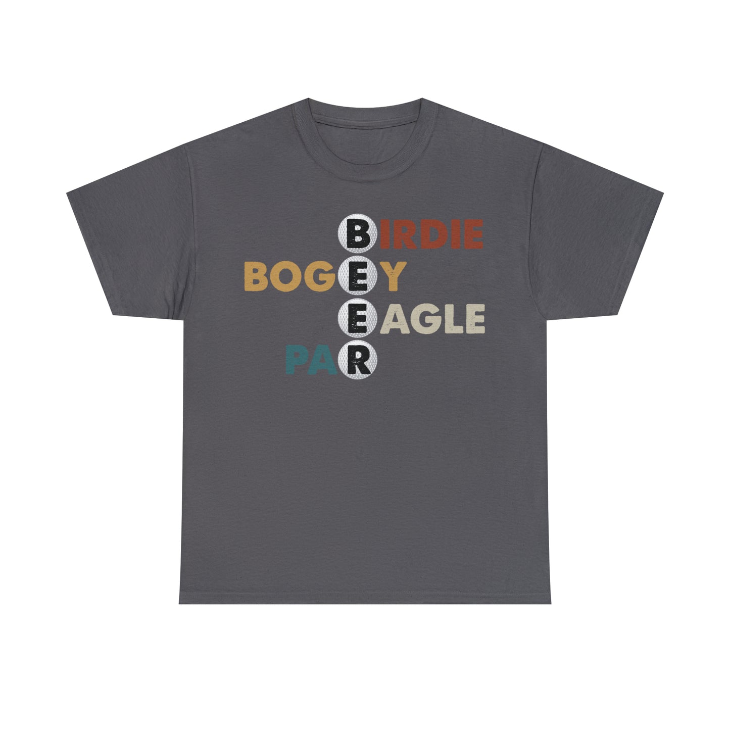 Birdie, Bogey, Eagle, Par Beer Golf Cotton Tee