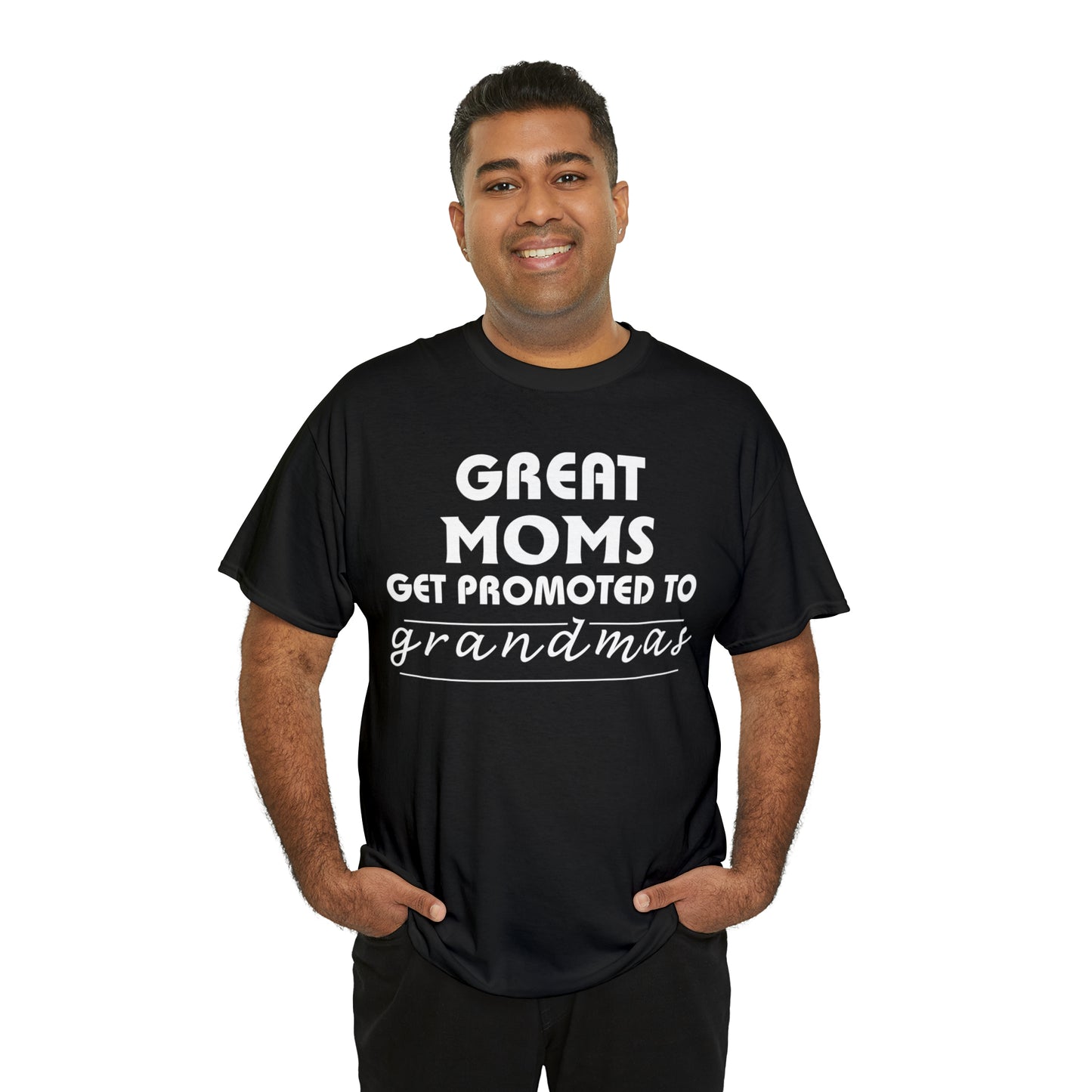 Great Moms Get Promoted Cotton Tee