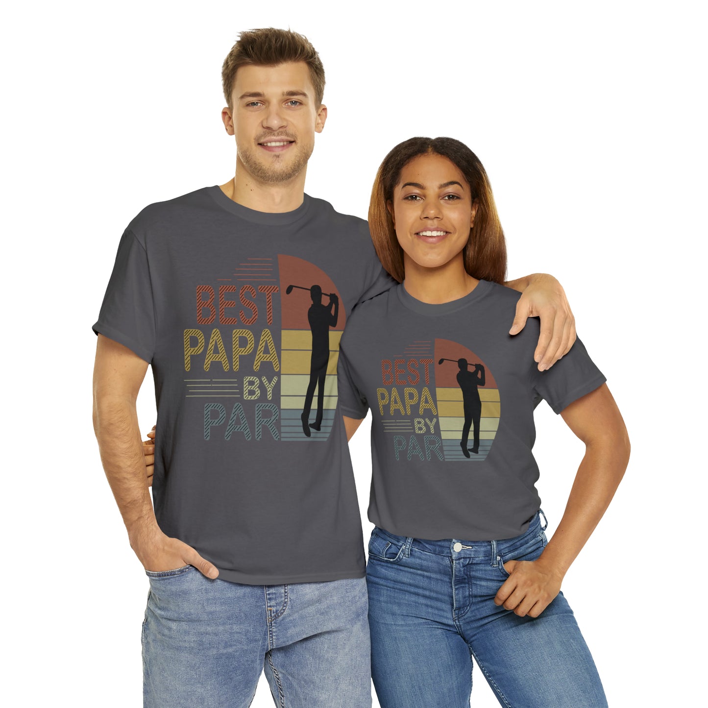 Best Papa by Par Golf Cotton Tee