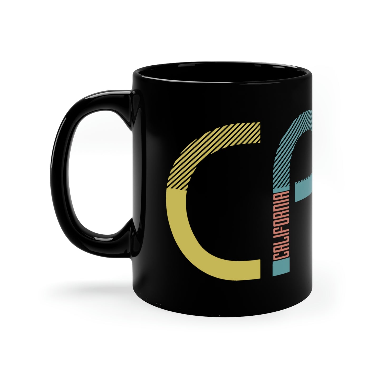 Cali 11oz Black Mug