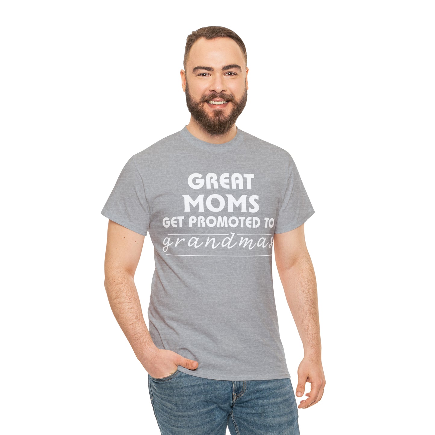 Great Moms Get Promoted Cotton Tee