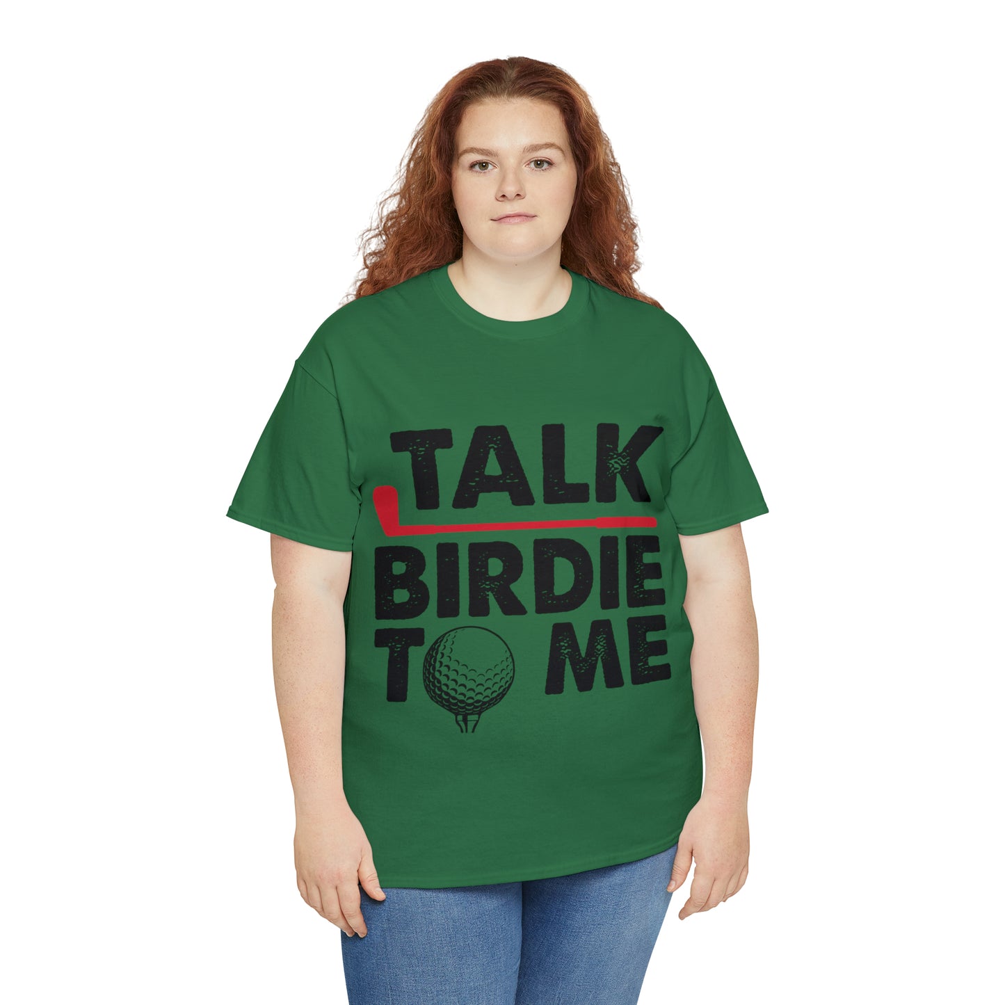 Talk Birdie to Me Golf Cotton Tee