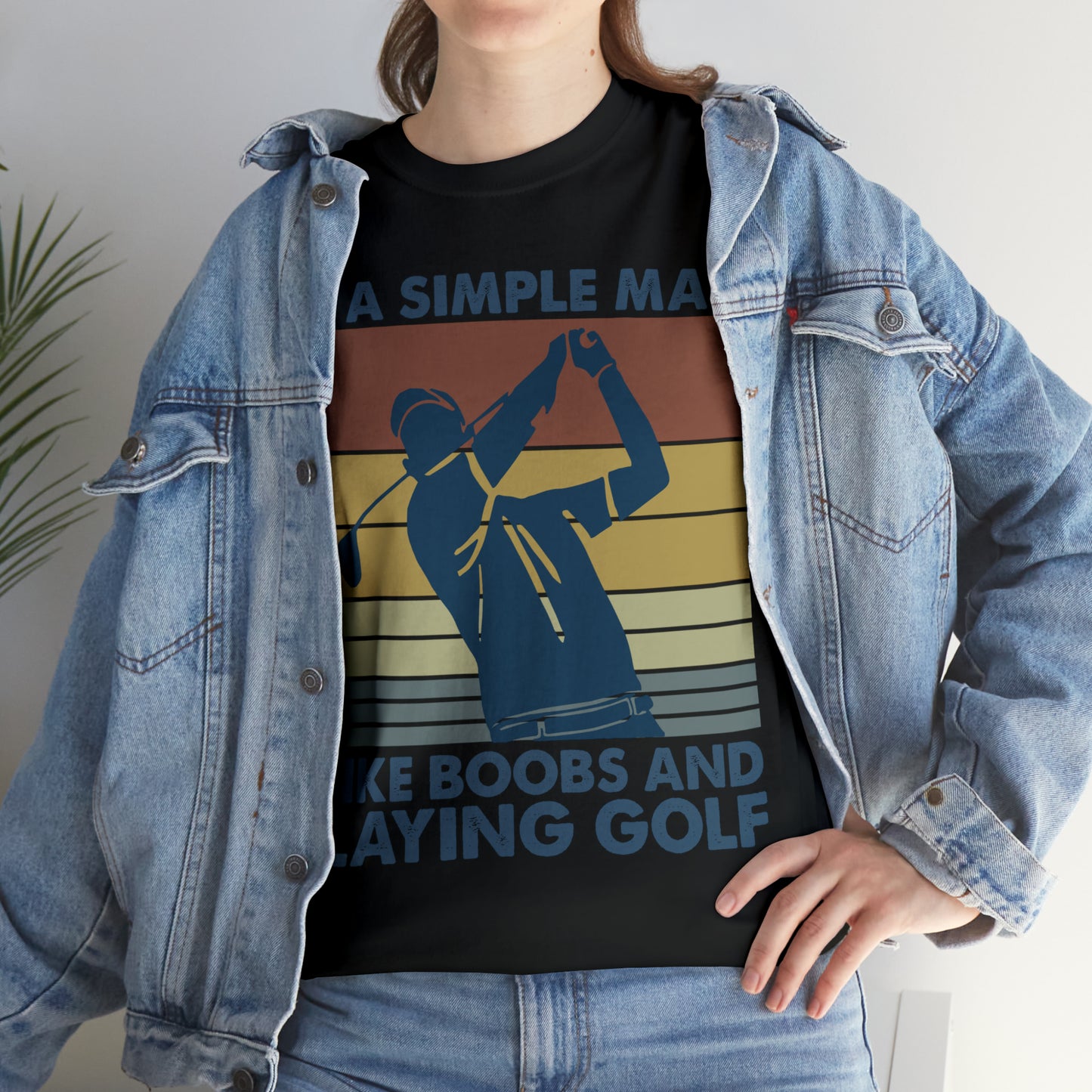 I'm a Simple Man Golf Cotton Tee