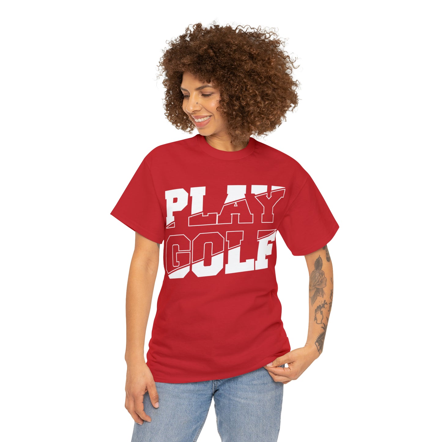 Split Play Golf Cotton Tee