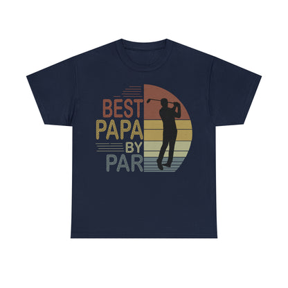 Best Papa by Par Golf Cotton Tee