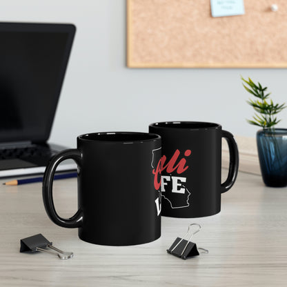 Cali Life 11oz Black Mug