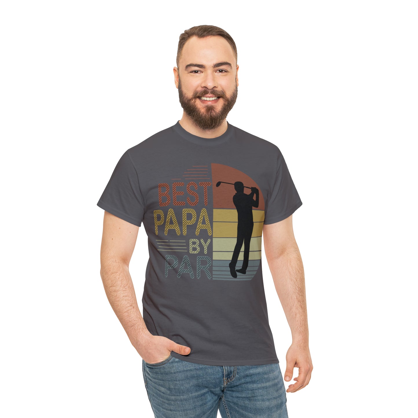 Best Papa by Par Golf Cotton Tee