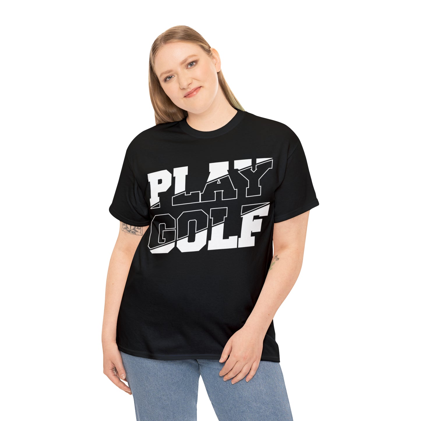 Split Play Golf Cotton Tee