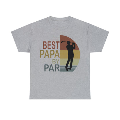 Best Papa by Par Golf Cotton Tee