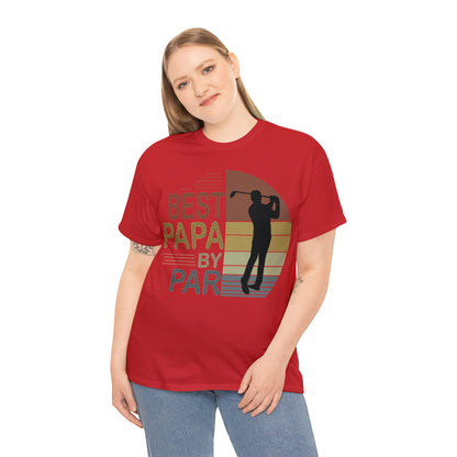 Best Papa by Par Golf Cotton Tee