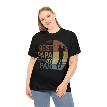 Best Papa by Par Golf Cotton Tee