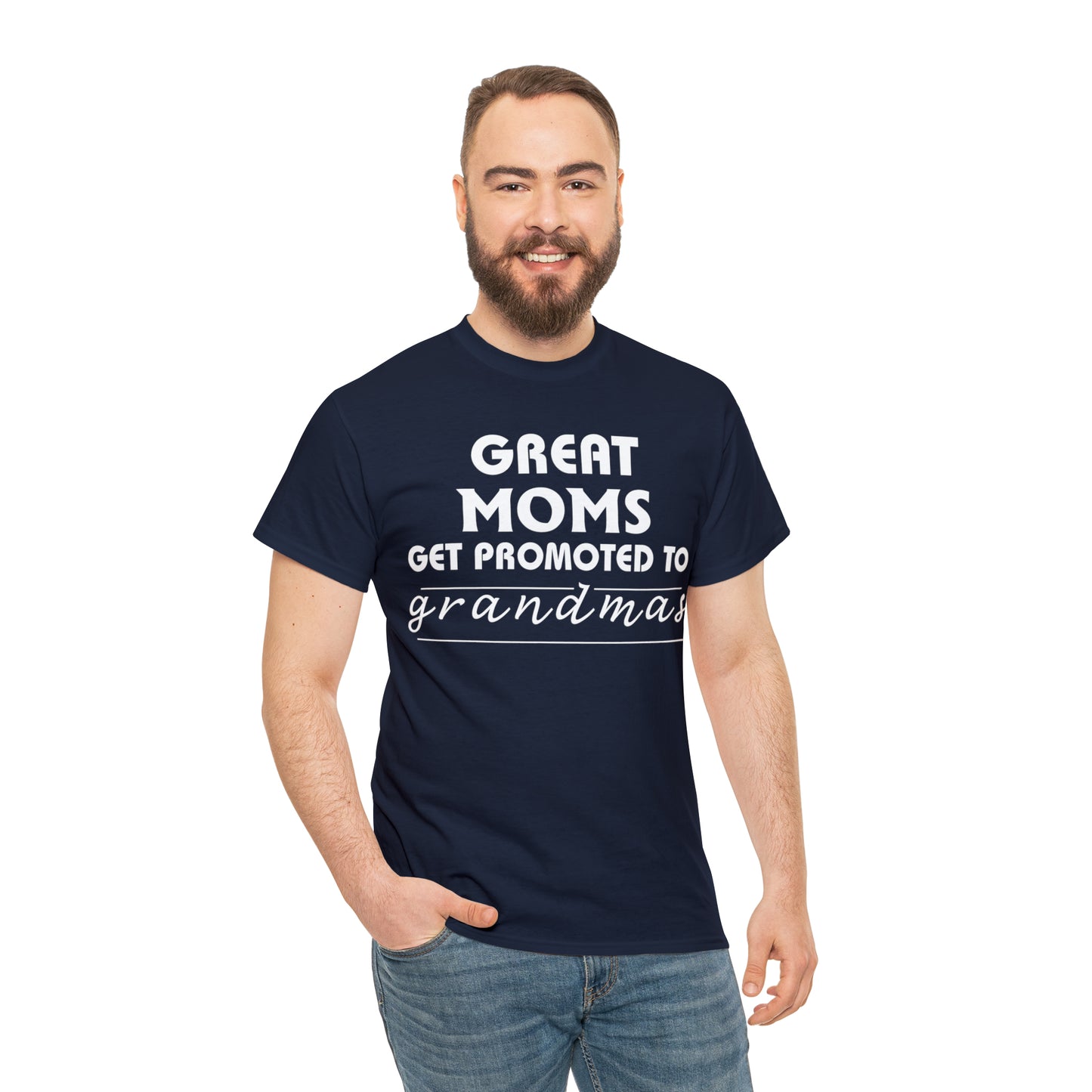 Great Moms Get Promoted Cotton Tee