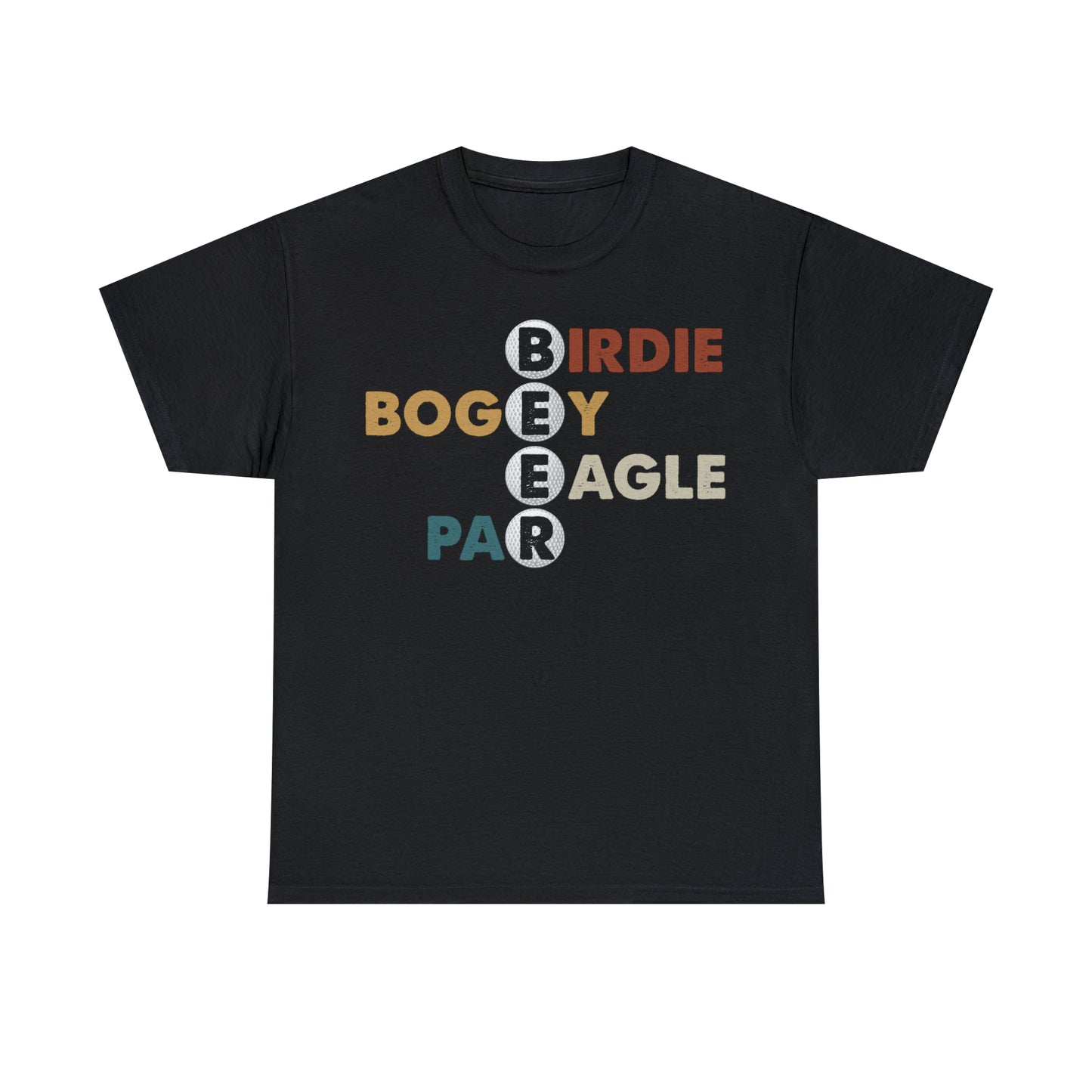 Birdie, Bogey, Eagle, Par Beer Golf Cotton Tee