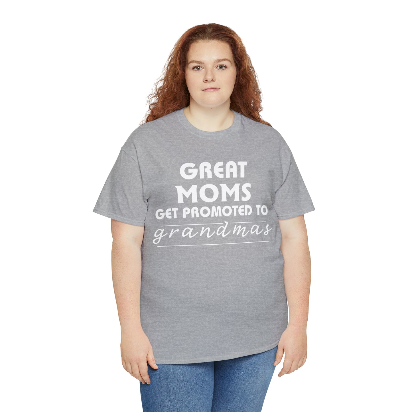 Great Moms Get Promoted Cotton Tee