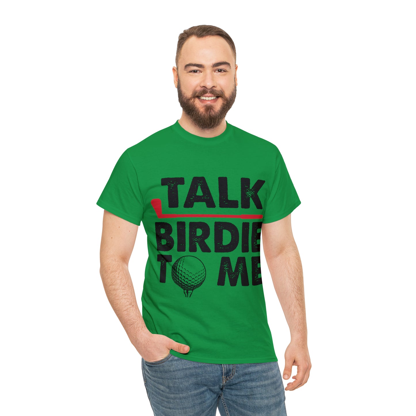 Talk Birdie to Me Golf Cotton Tee