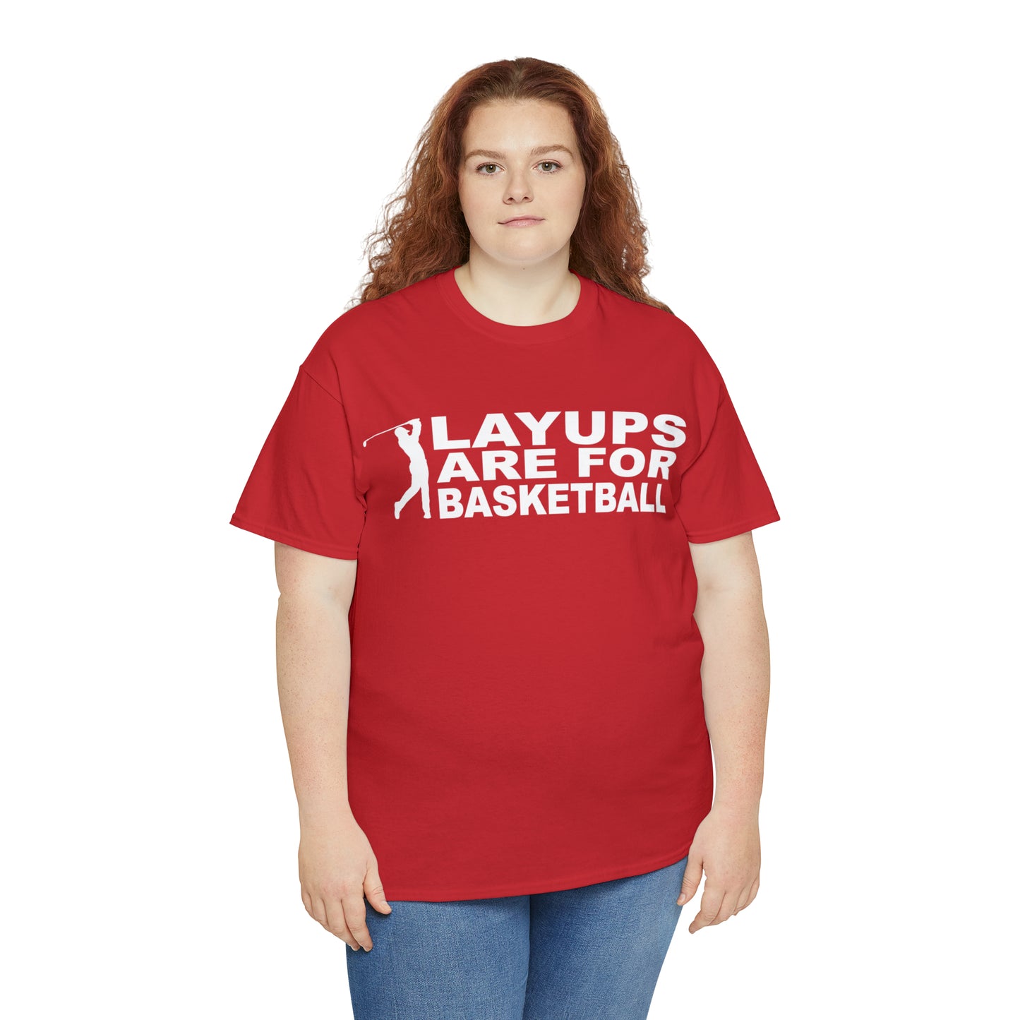 Layups are for Basketball Cotton Tee