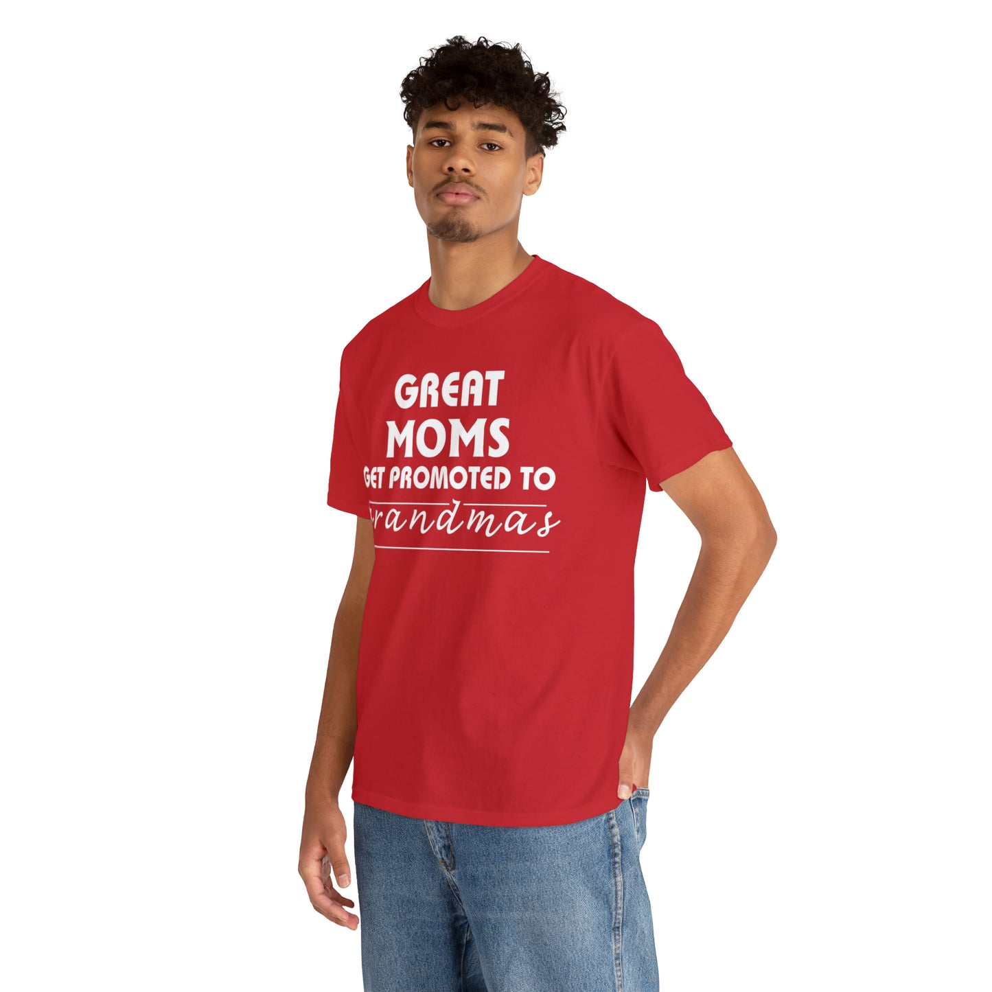 Great Moms Get Promoted Cotton Tee