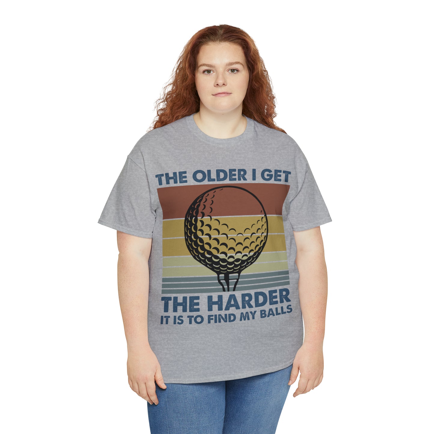 The Older I Get the Harder It is to find my Golf Balls Cotton Tee