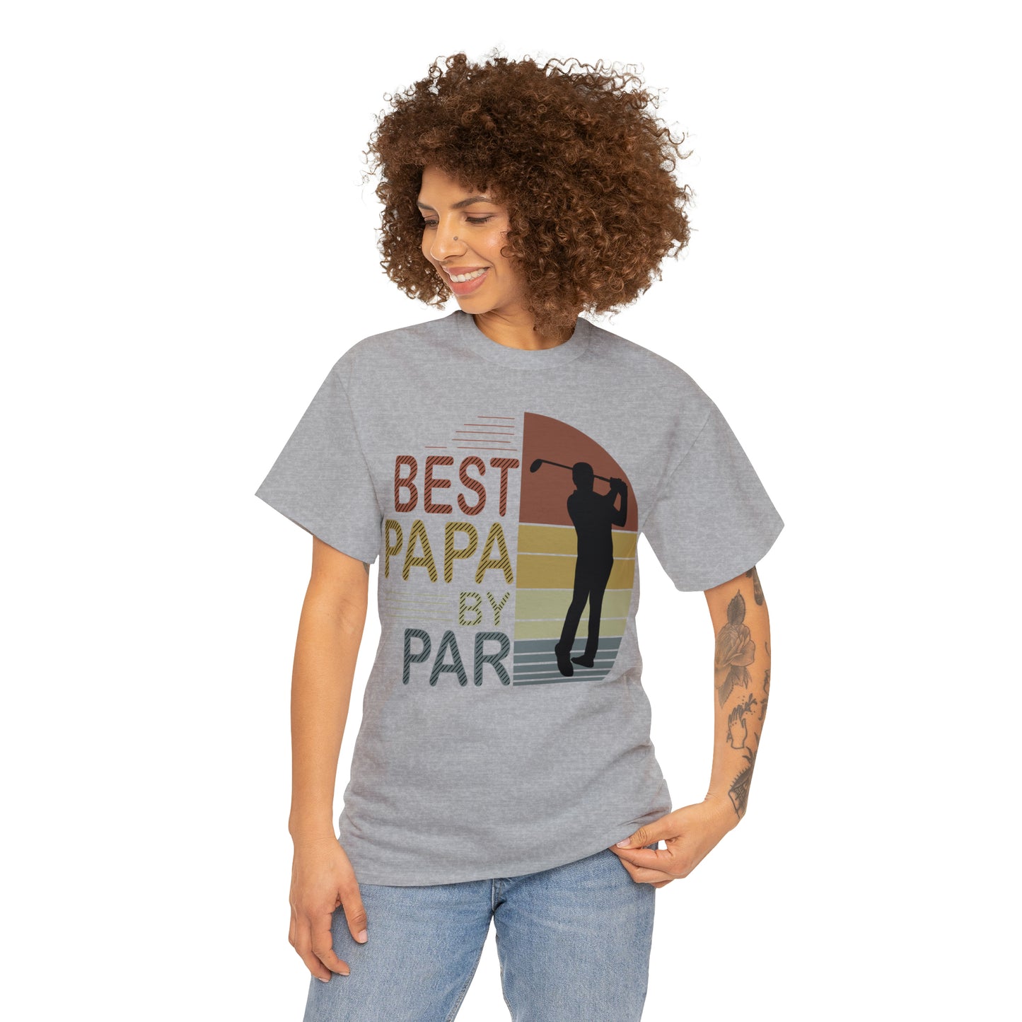 Best Papa by Par Golf Cotton Tee