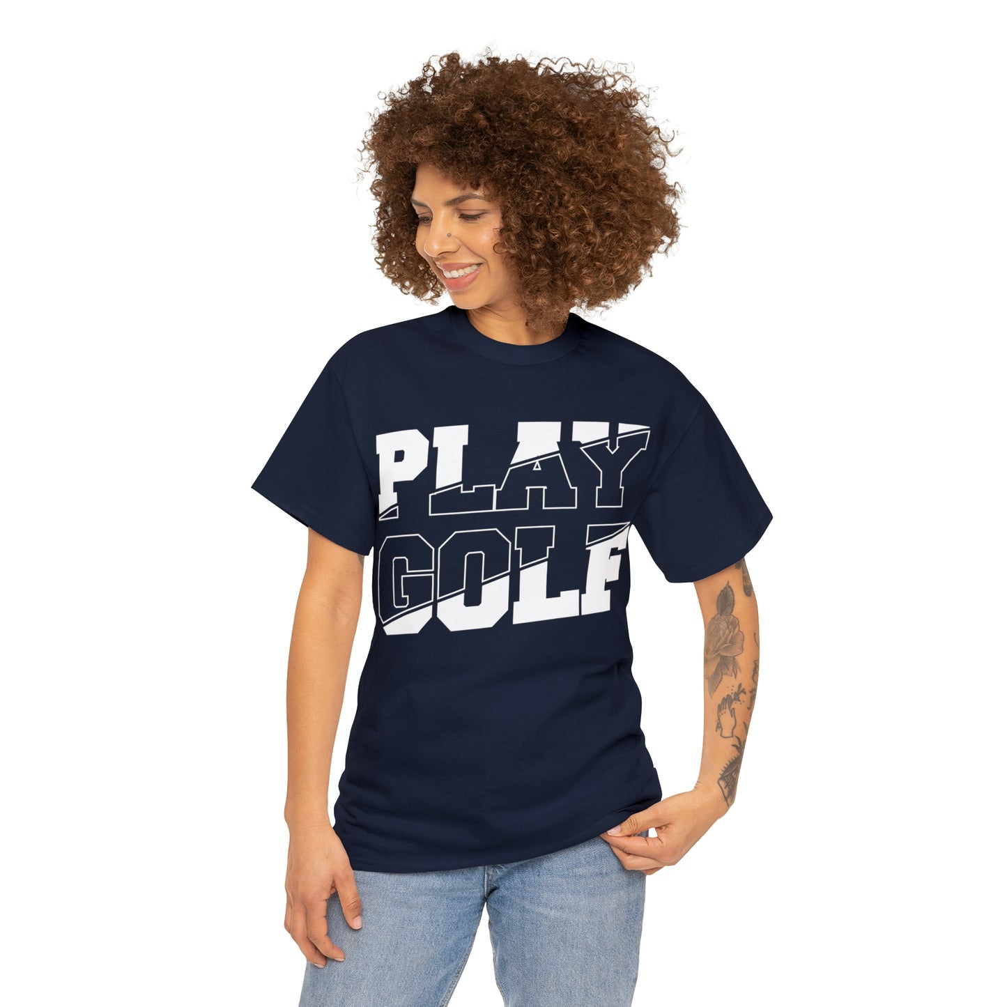 Split Play Golf Cotton Tee