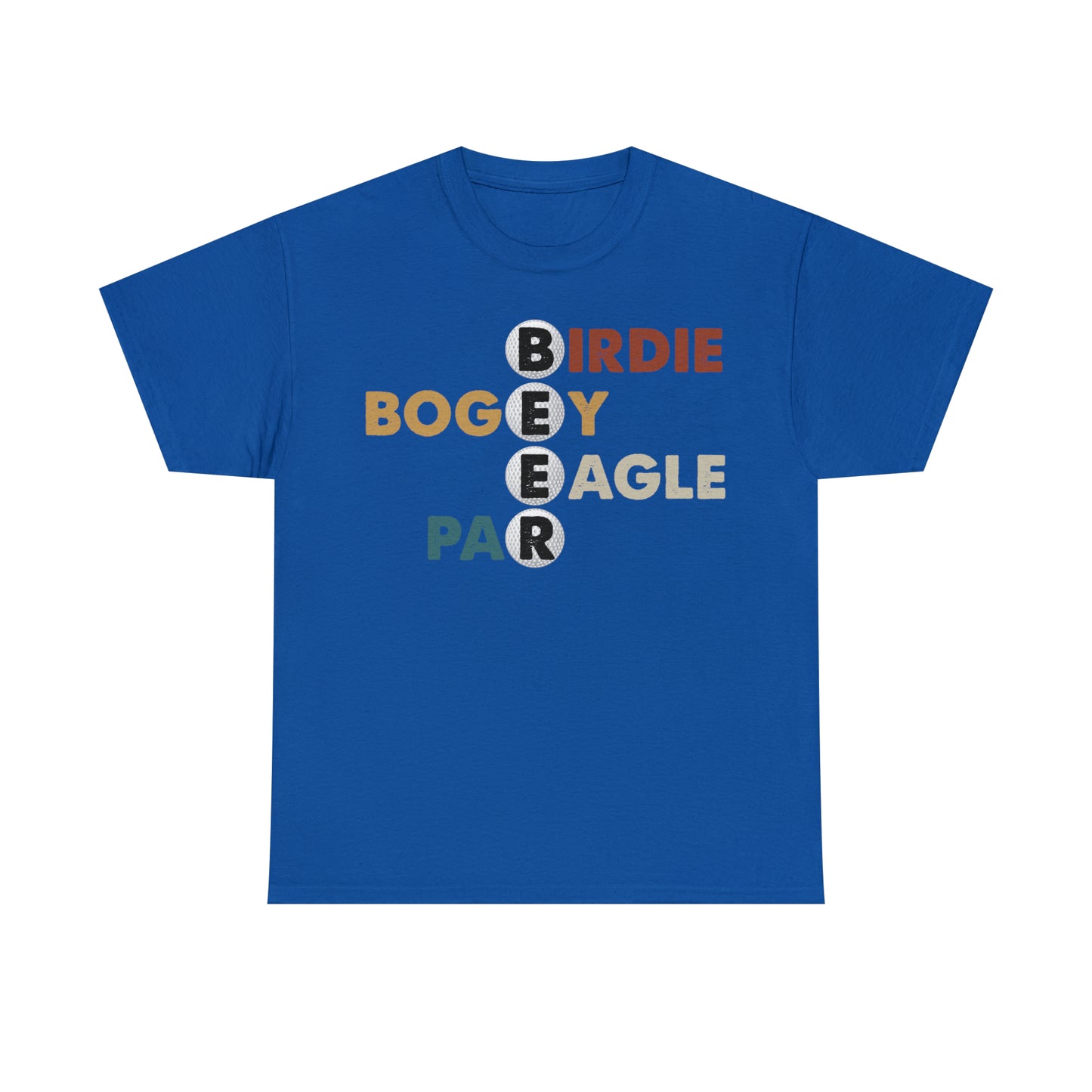 Birdie, Bogey, Eagle, Par Beer Golf Cotton Tee