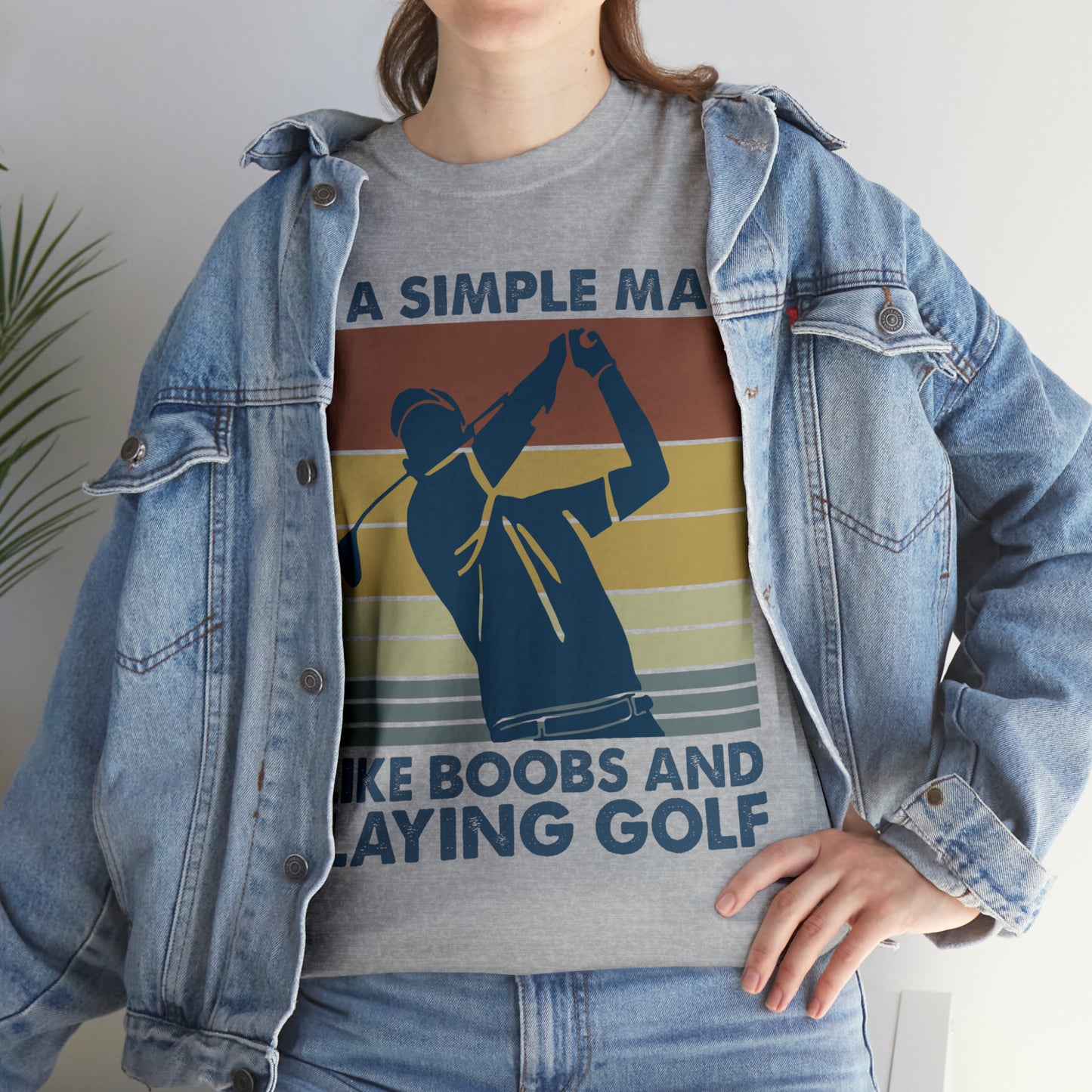 I'm a Simple Man Golf Cotton Tee