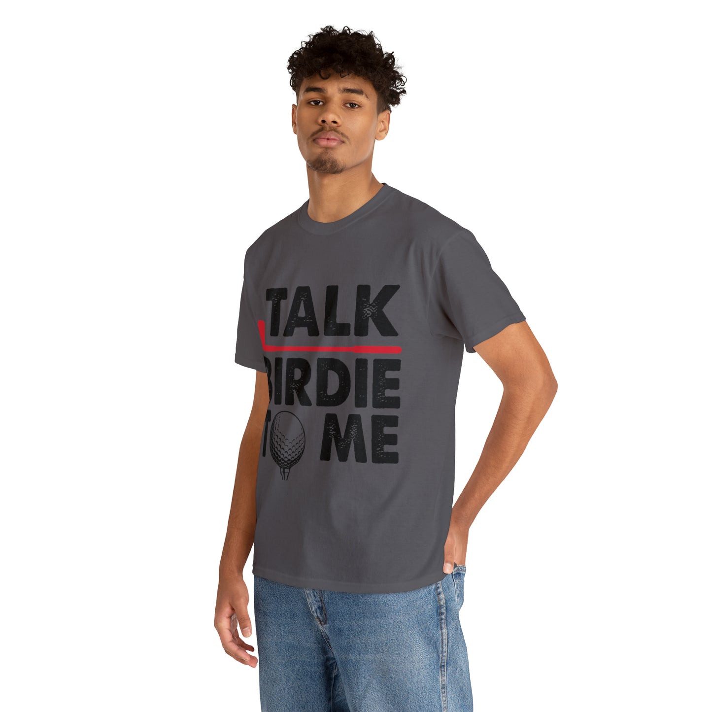 Talk Birdie to Me Golf Cotton Tee