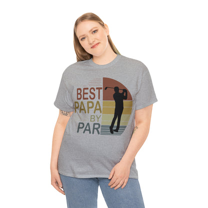 Best Papa by Par Golf Cotton Tee