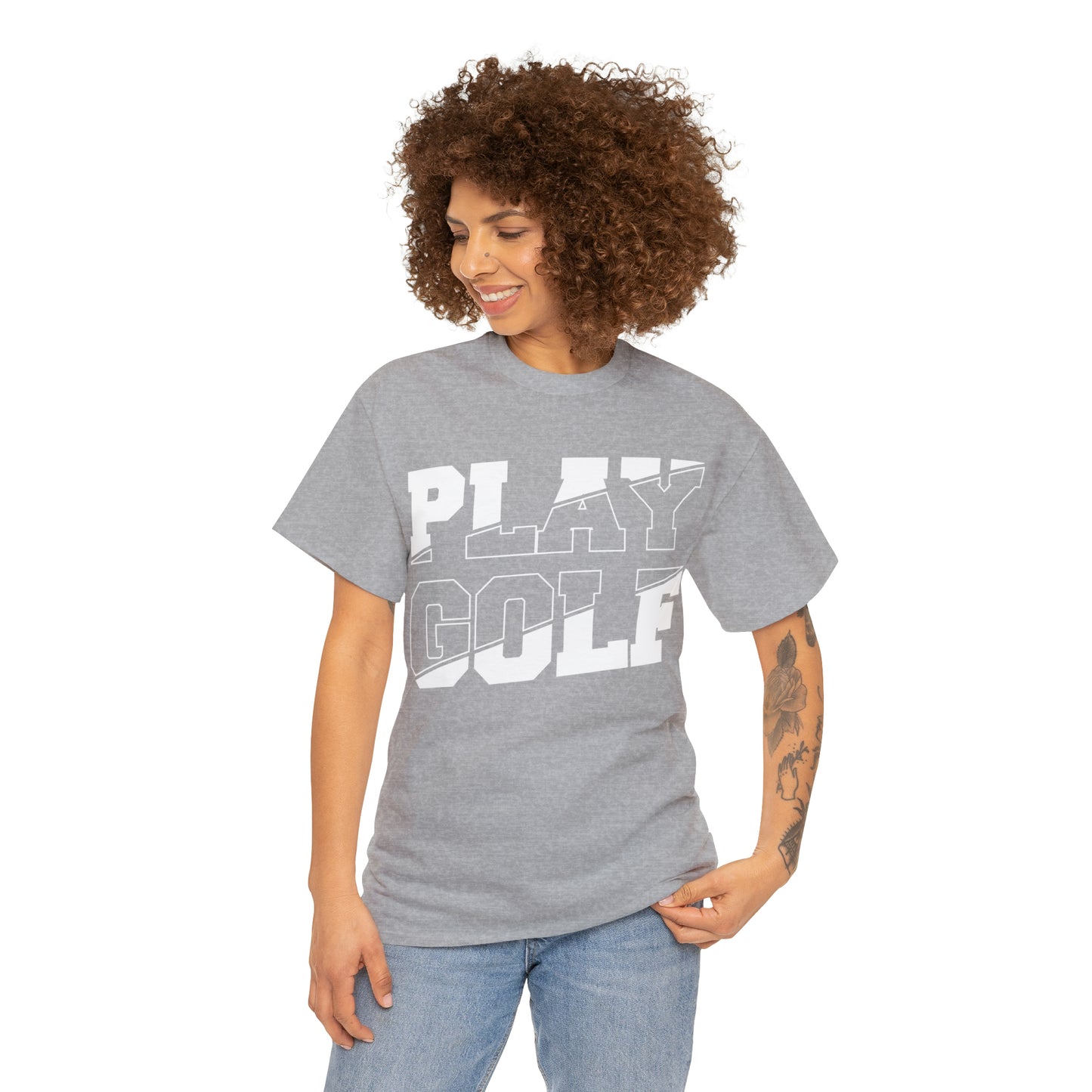 Split Play Golf Cotton Tee