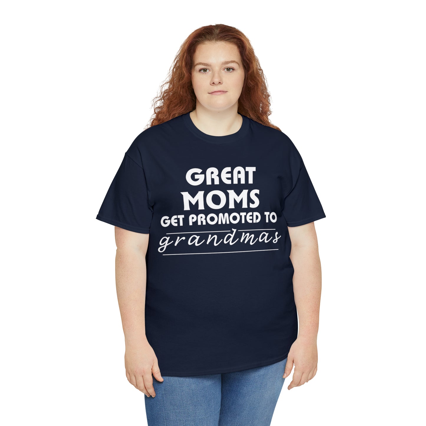 Great Moms Get Promoted Cotton Tee