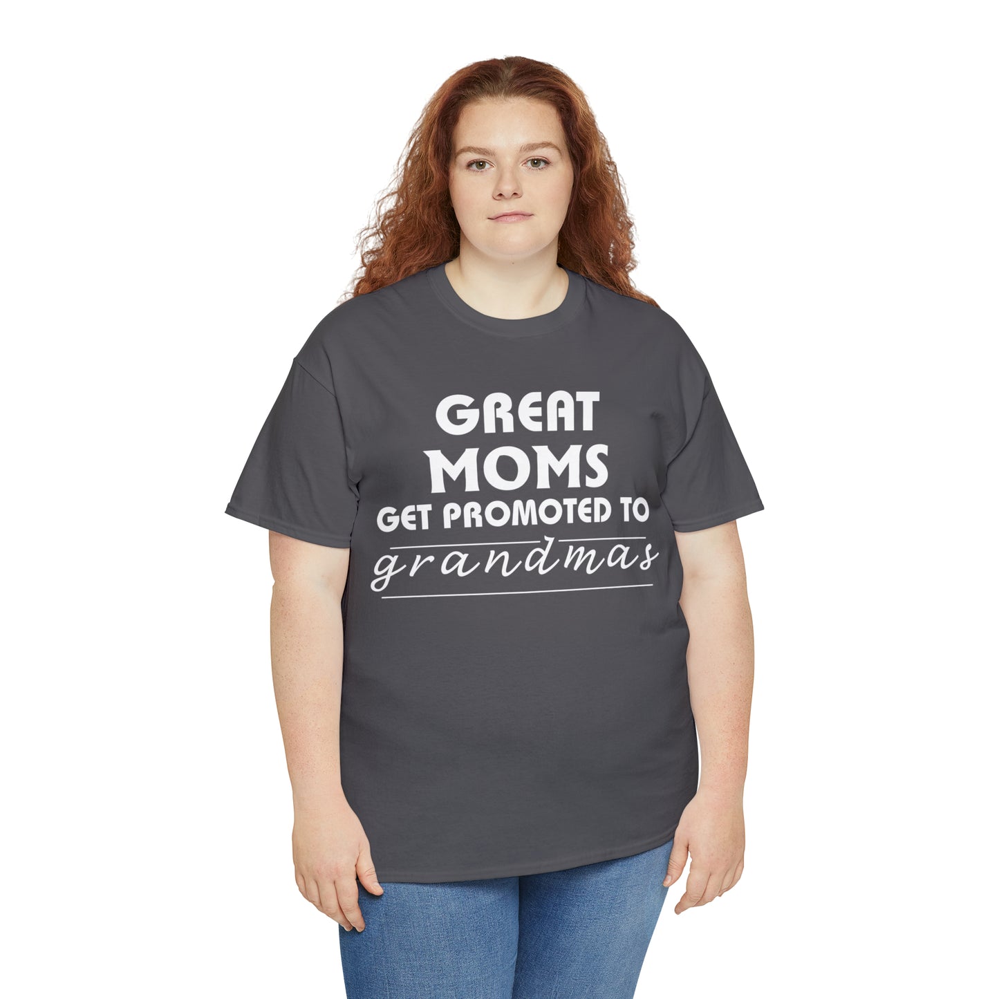 Great Moms Get Promoted Cotton Tee