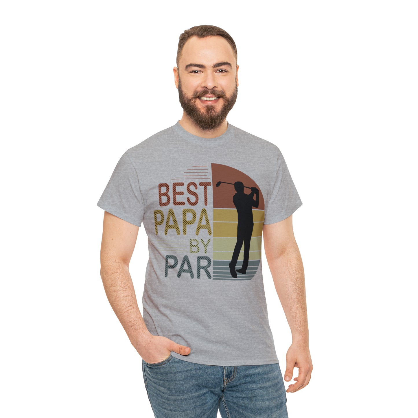 Best Papa by Par Golf Cotton Tee