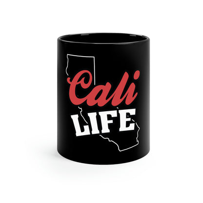 Cali Life 11oz Black Mug