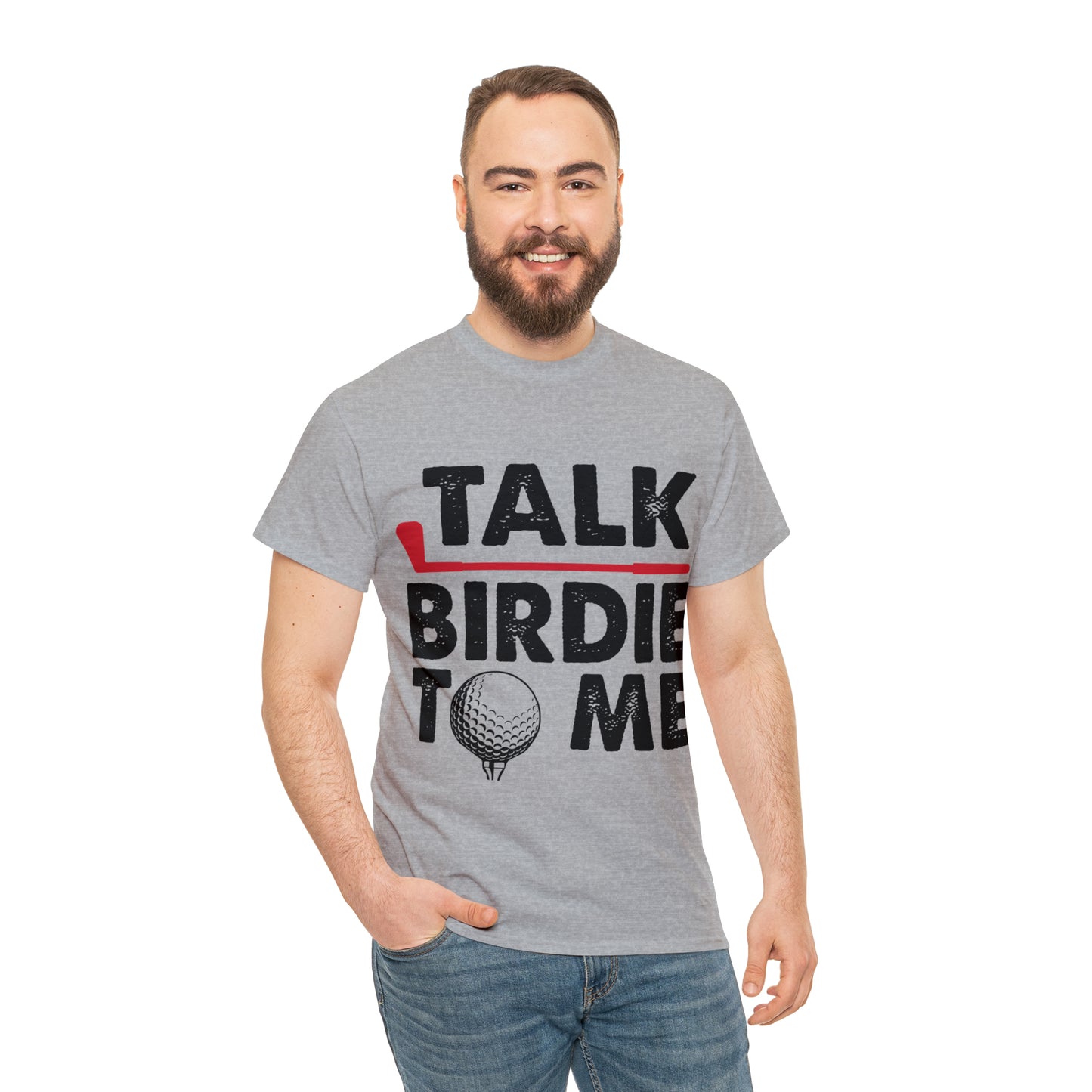 Talk Birdie to Me Golf Cotton Tee