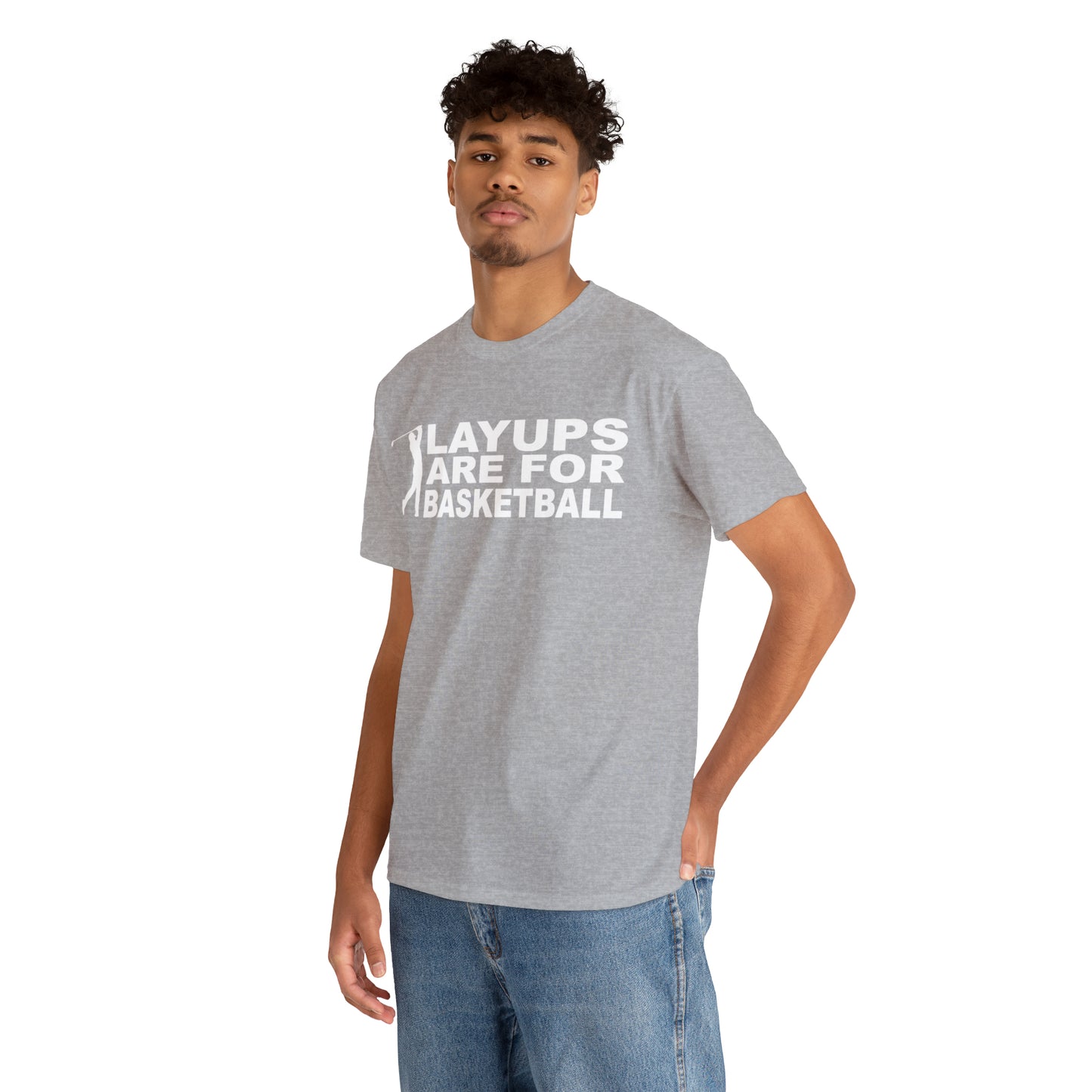 Layups are for Basketball Cotton Tee